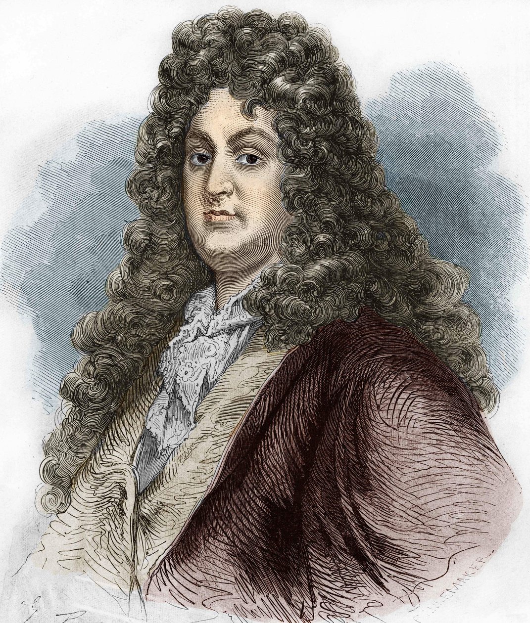 porträtt av Jean Racine (1639-1699), fransk tragisk poet. av Unknown artist