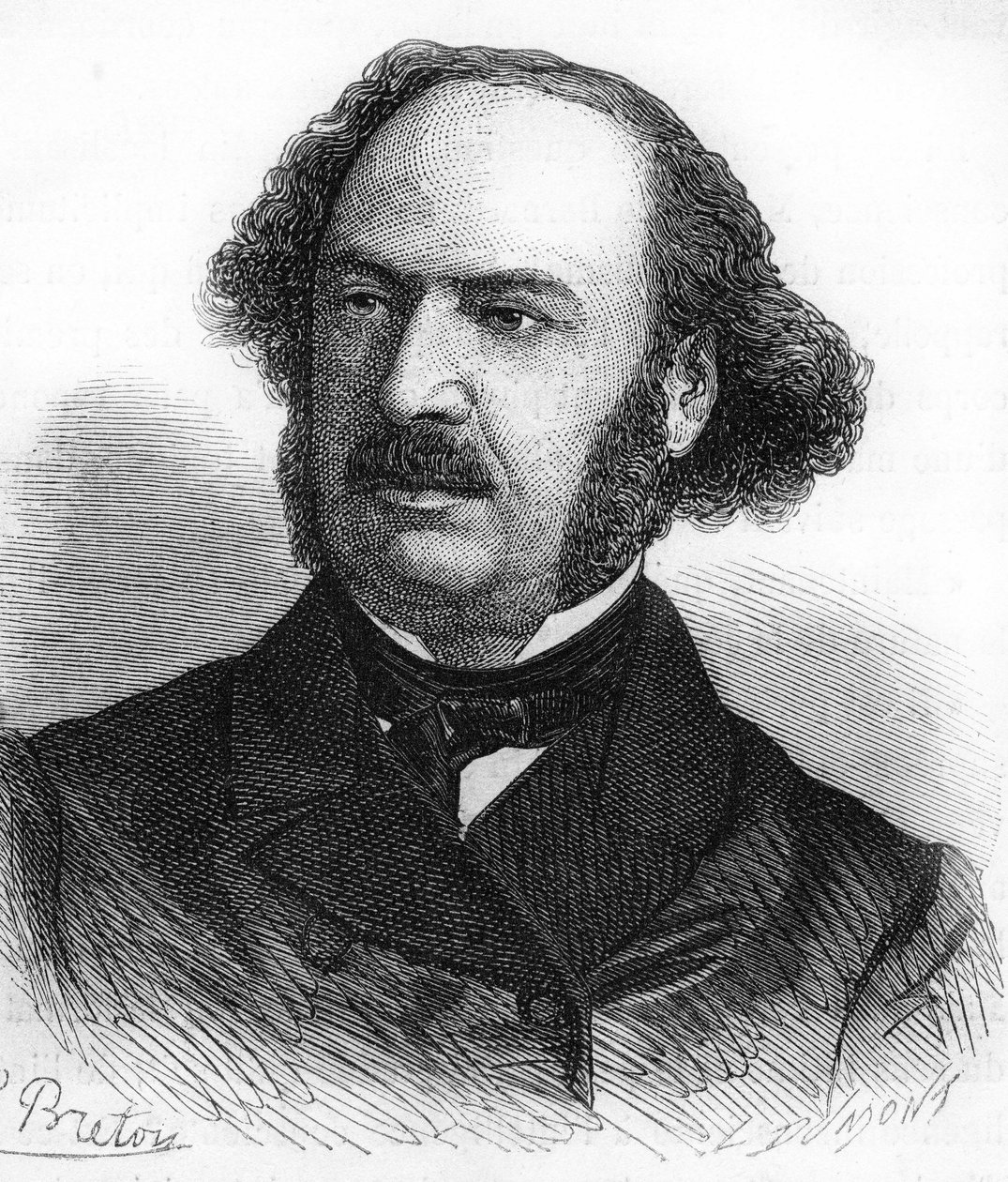 porträtt av Jules François Simon Schweiz, sa Jules Simon. Fransk politiker (1814 till 1896). av Unknown artist
