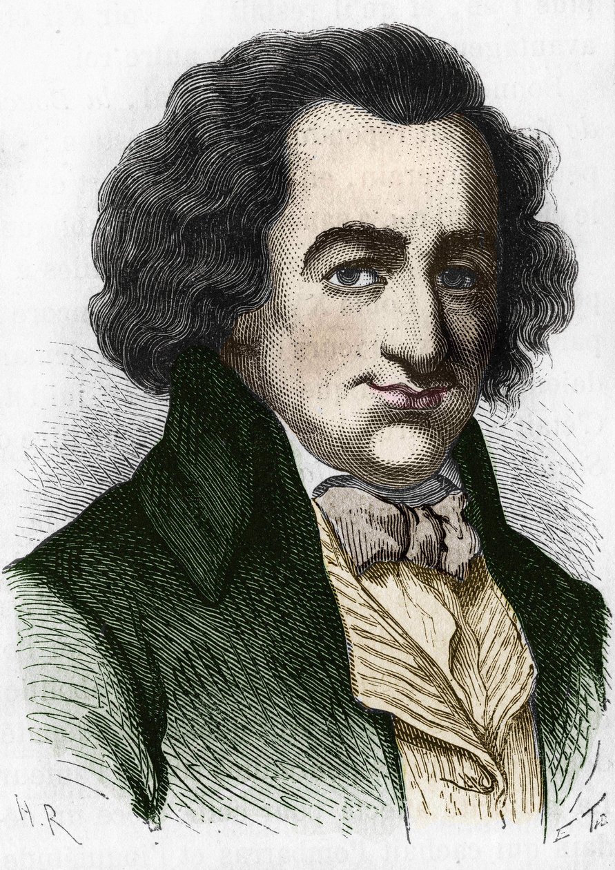 porträtt av Thomas Paine (1737-1809), brittisk författare och politiker. av Unknown artist