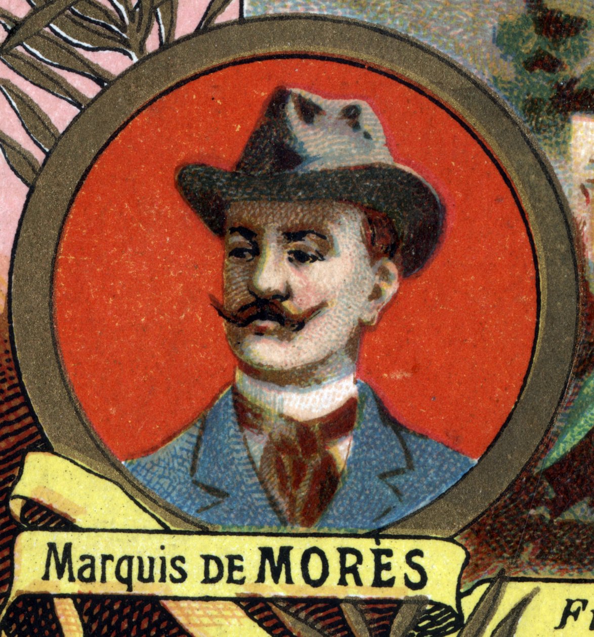 porträtt av markisen de Mores av Unknown artist