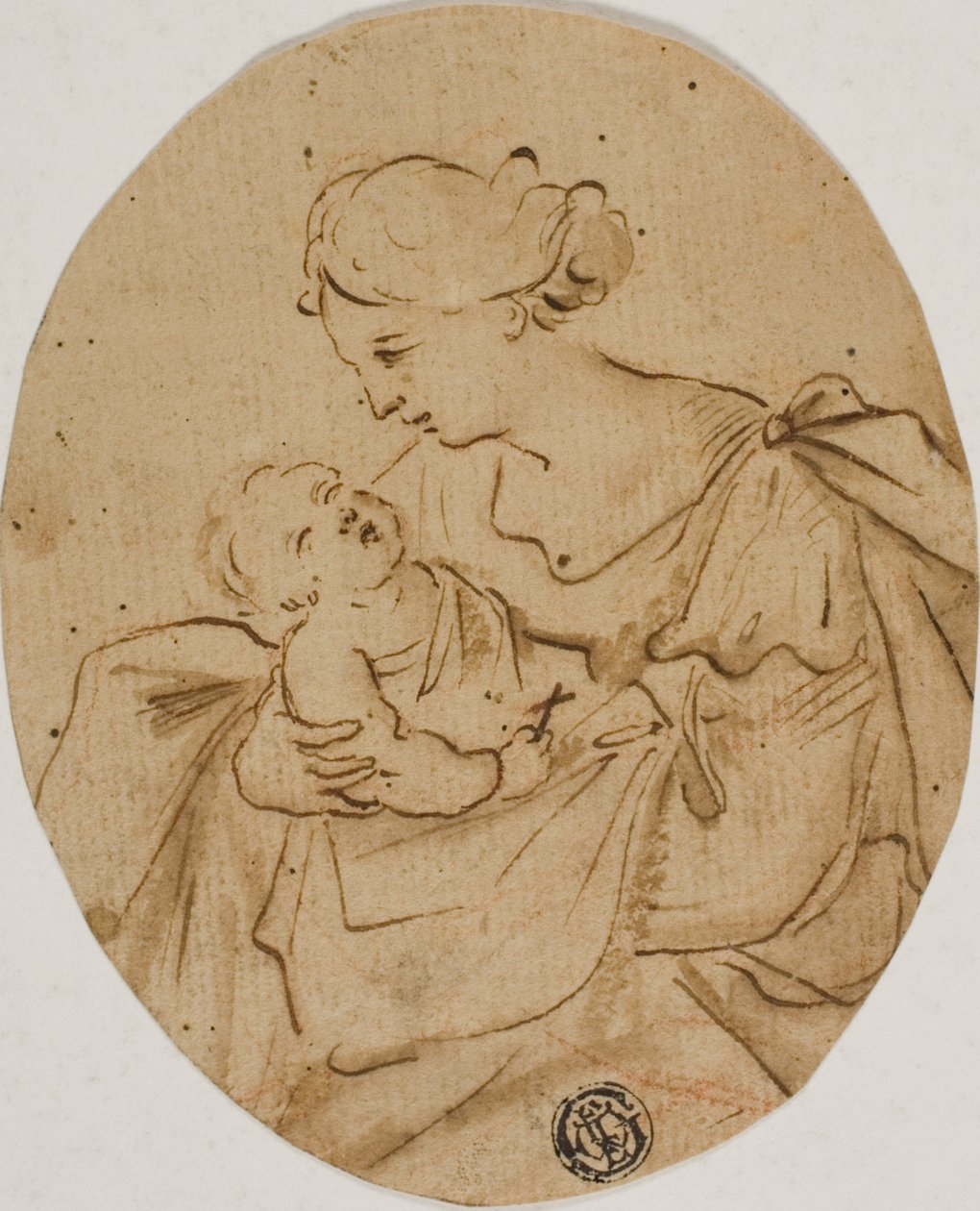 Madonna med barn av Unknown Italian
