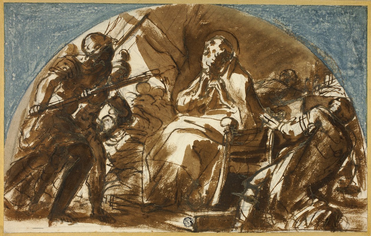 Ett helgons martyrskap av Unknown Italian