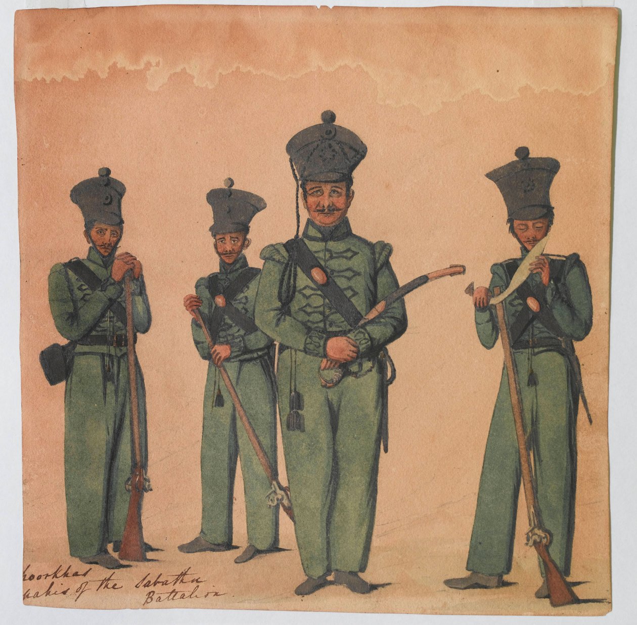 1:a Nasiri-bataljonen av Unknown artist
