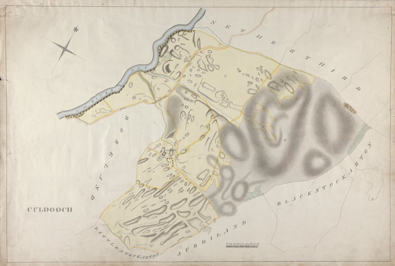 En samling undersökningar av skotska gods av Earl of Selkirk: Culdooch av Unknown artist