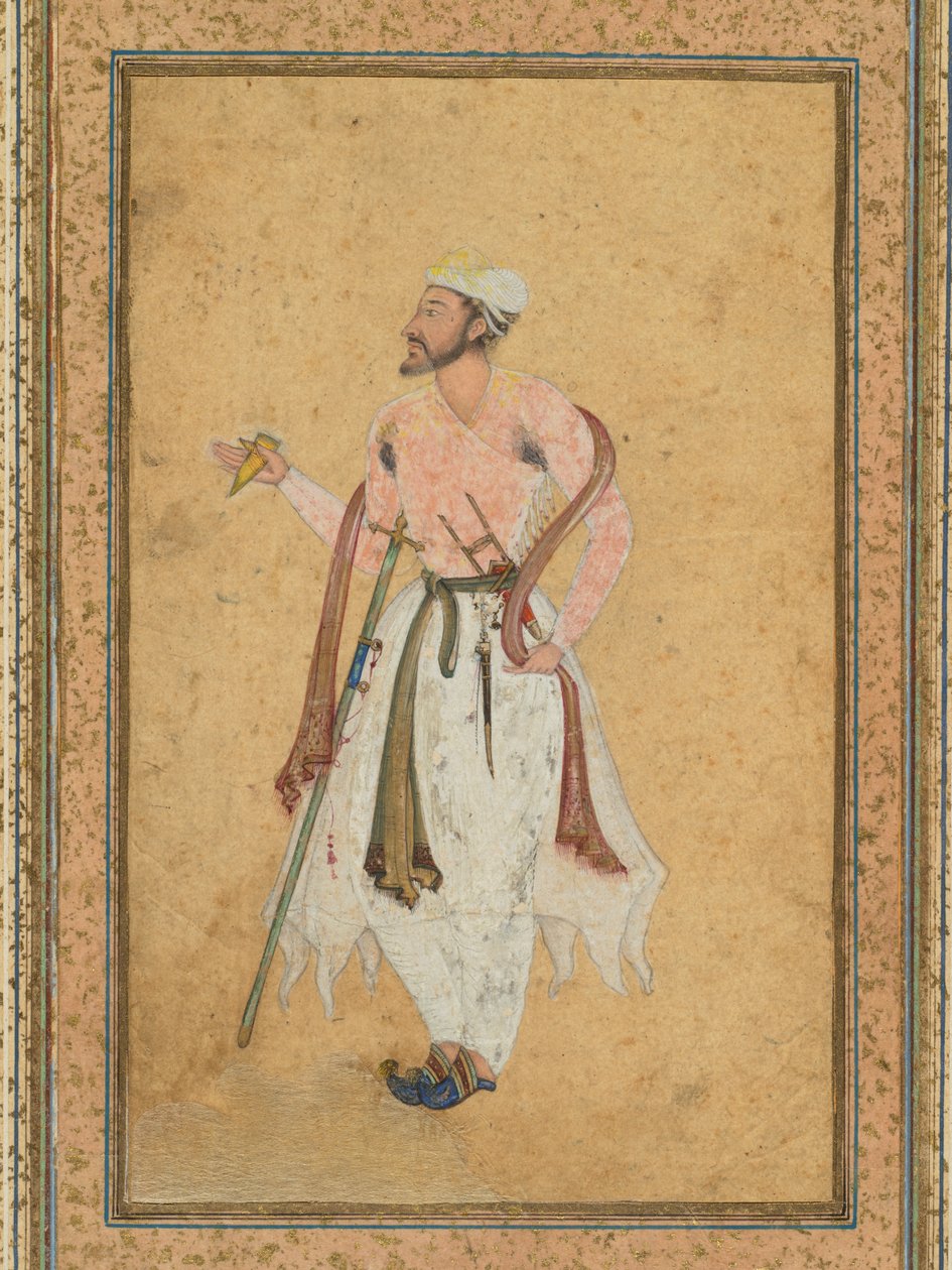 En Mughal hovman av Unknown artist