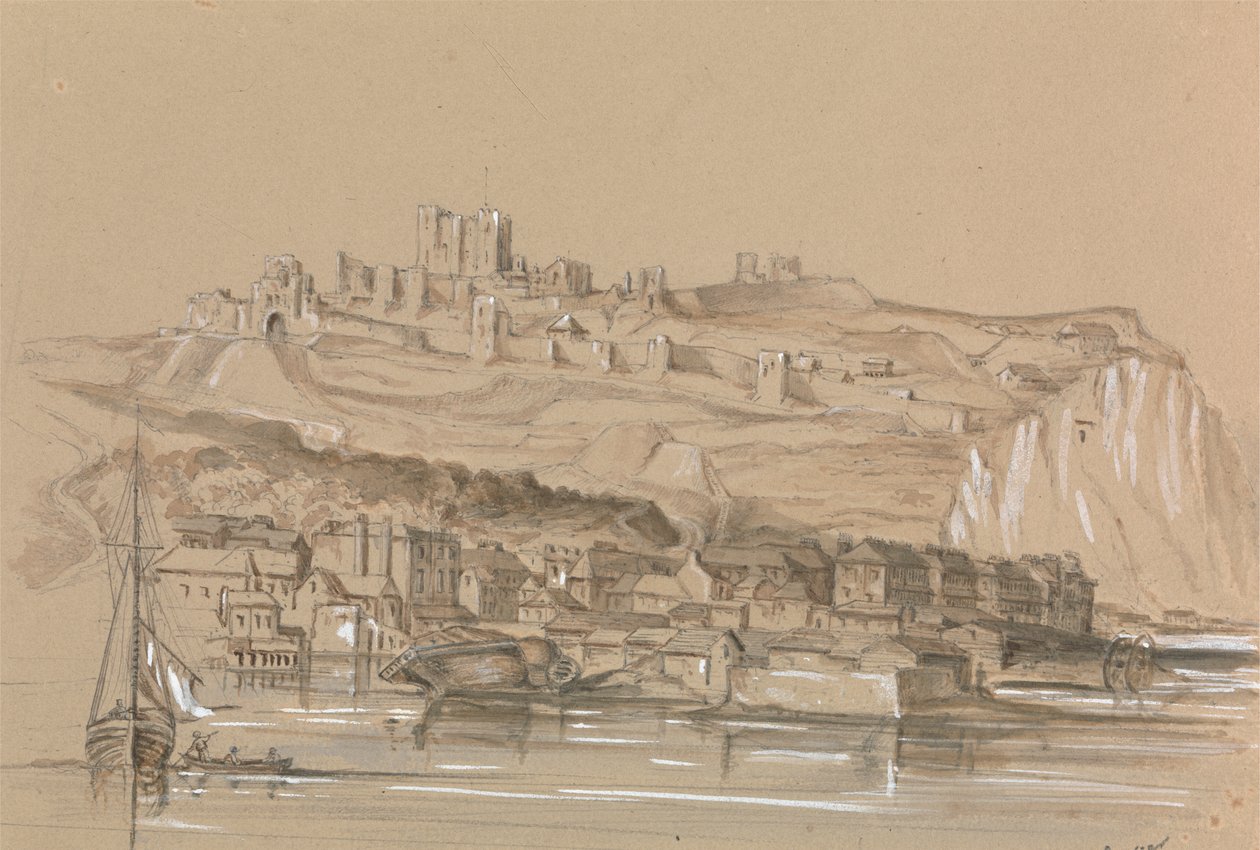 Utsikt över staden Dover av Unknown artist