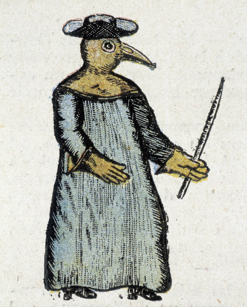 En doktors klänning i tider av pest av Unknown artist