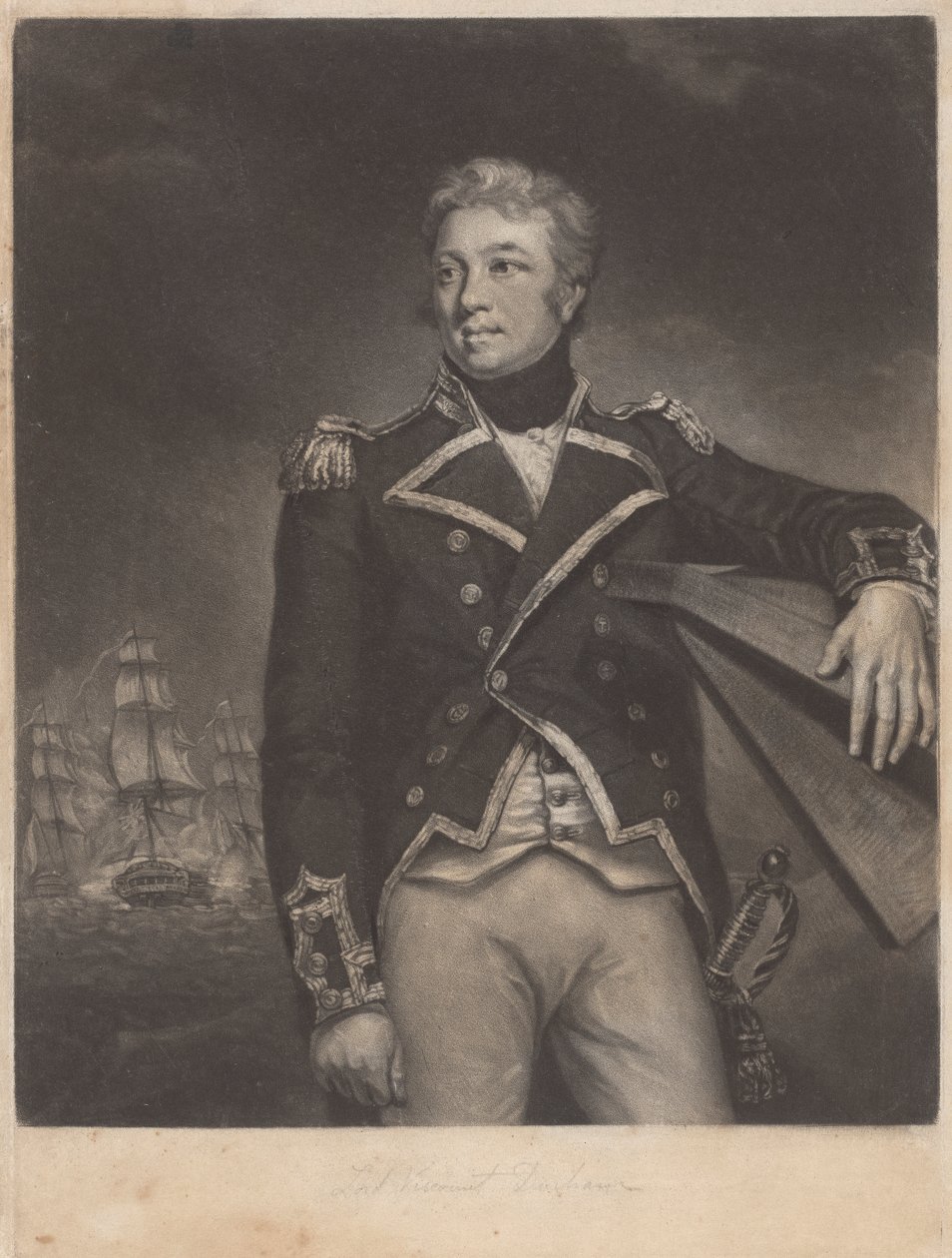 Amiral Sir Philip Charles Henderson Calderwood Durham av Unknown artist