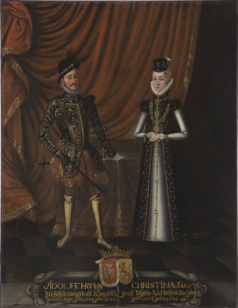 Adolphe de Holstein Gottorp et Christine de Hesse - Hertig Adolf av Holstein-Gottorp av Unknown artist