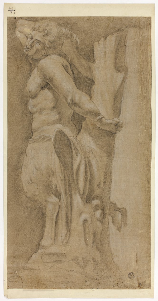 Efter klassisk staty av Marsyas av Unknown artist
