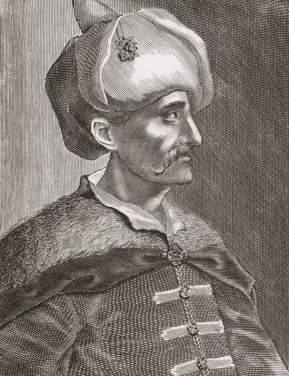 Ahmed I, Sultan av det osmanska riket. av Unknown artist