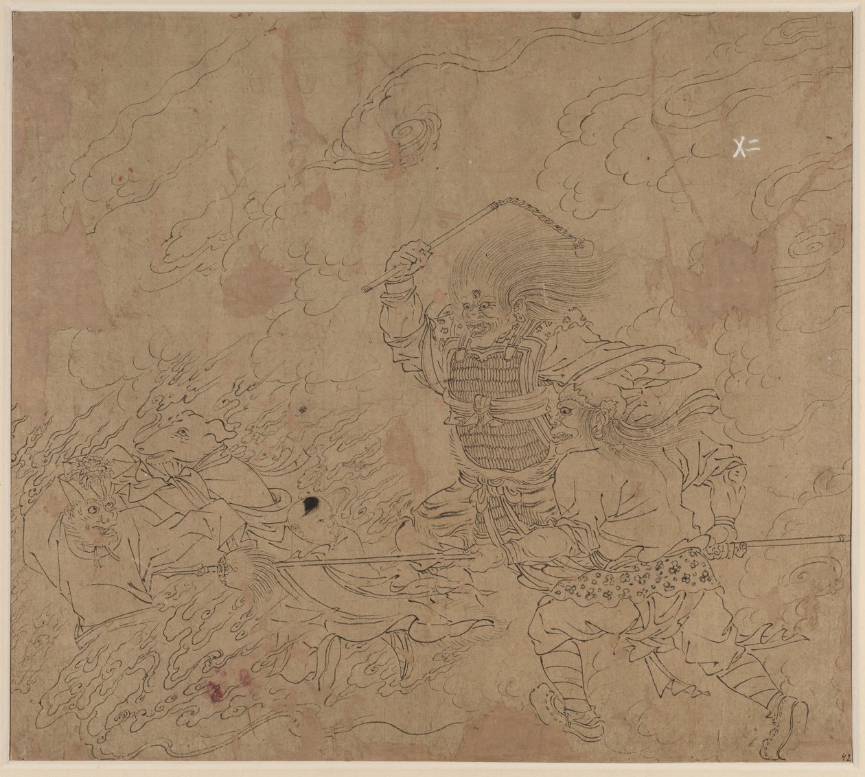 Album med daoistiska och buddhistiska teman: Search the Mountain: Leaf 42 av Unknown artist