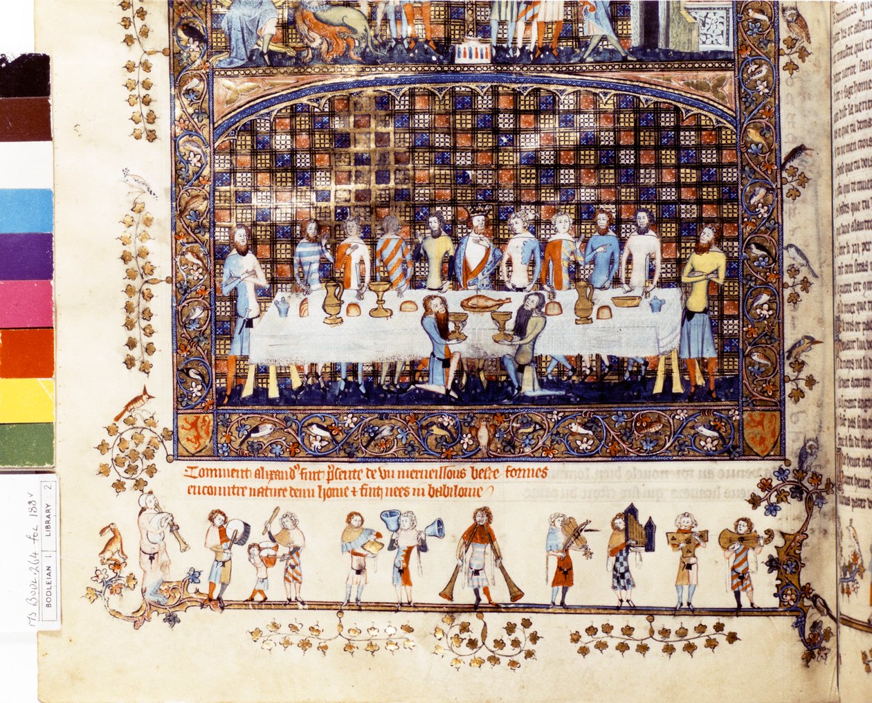 Alexanders resa till Edens lustgård, ca 1400 (miniatyr) av Unknown artist