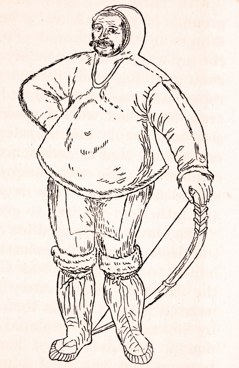 En eskimå - efter en akvarellteckning av John White av Unknown artist