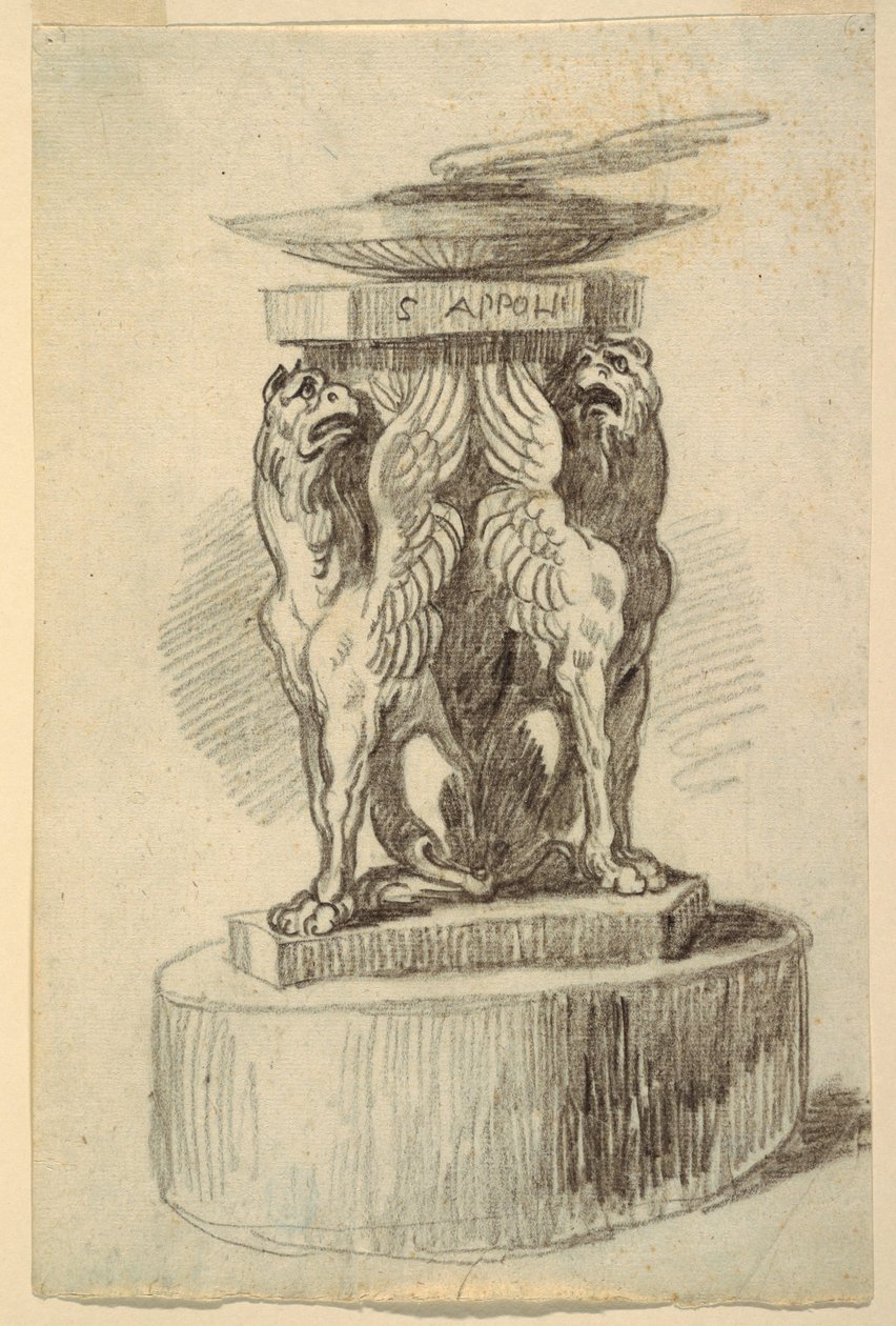 Ett altare tillägnat Apollon av Unknown artist