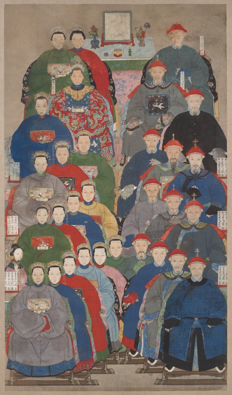 Ancestor Group Porträtt av Unknown artist