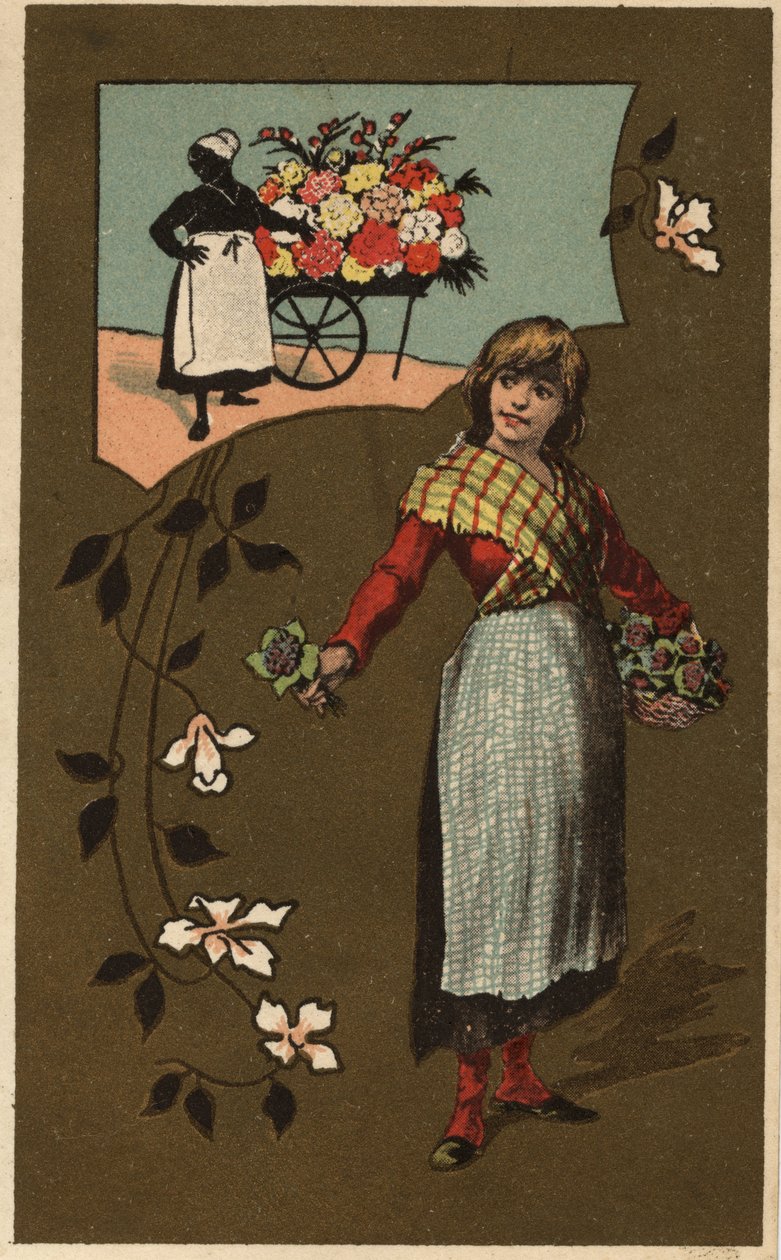 Anonym kromolitografi, sent 1800-tal. av Unknown artist