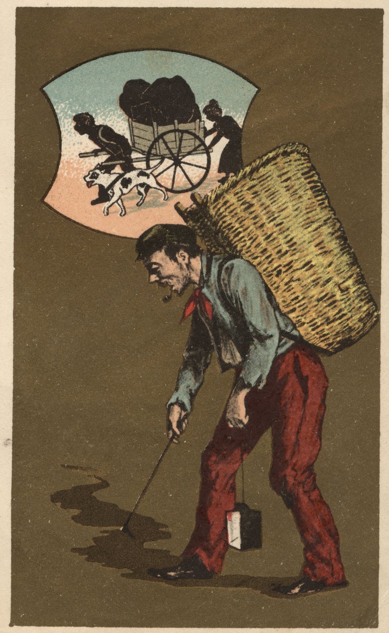 Anonym kromolitografi, sent 1800-tal. av Unknown artist