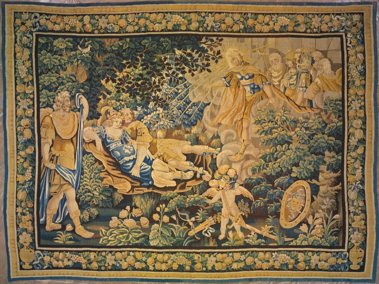 Apollon utsätter Mars och Venus för olympiernas hån, ur Ovidius Metamorfoser av Unknown artist