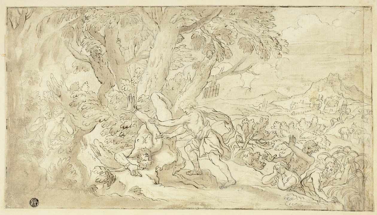 Apollo flygande Mars av Unknown artist
