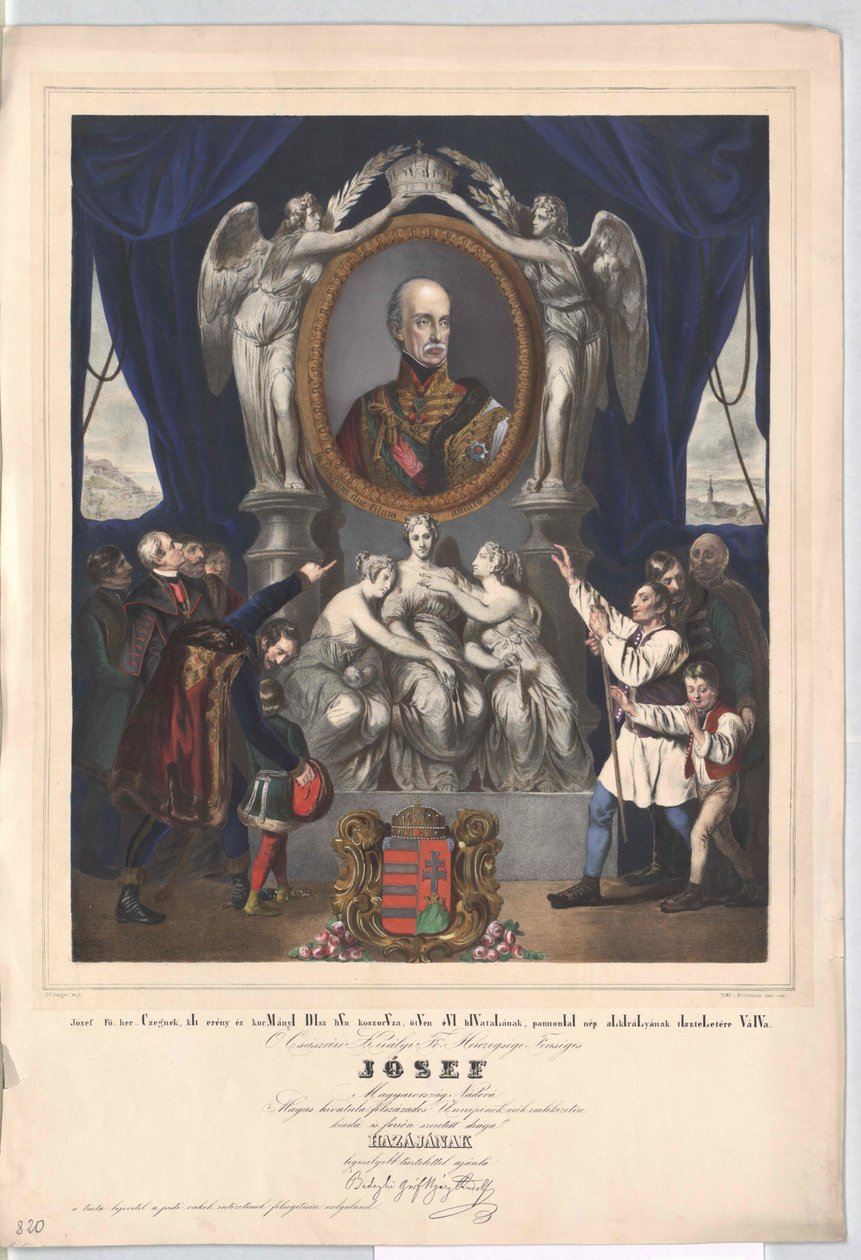 Ärkehertigen av Österrike Joseph (tryck) av Unknown artist