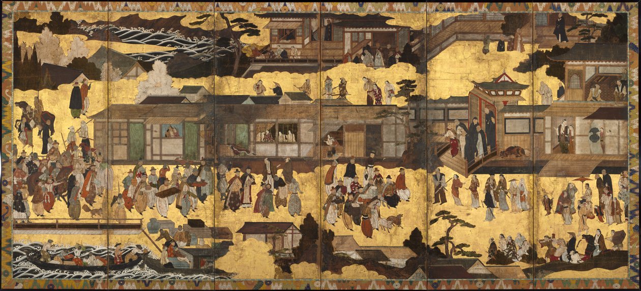 Ankomsten av "södra barbarerna" av Unknown artist