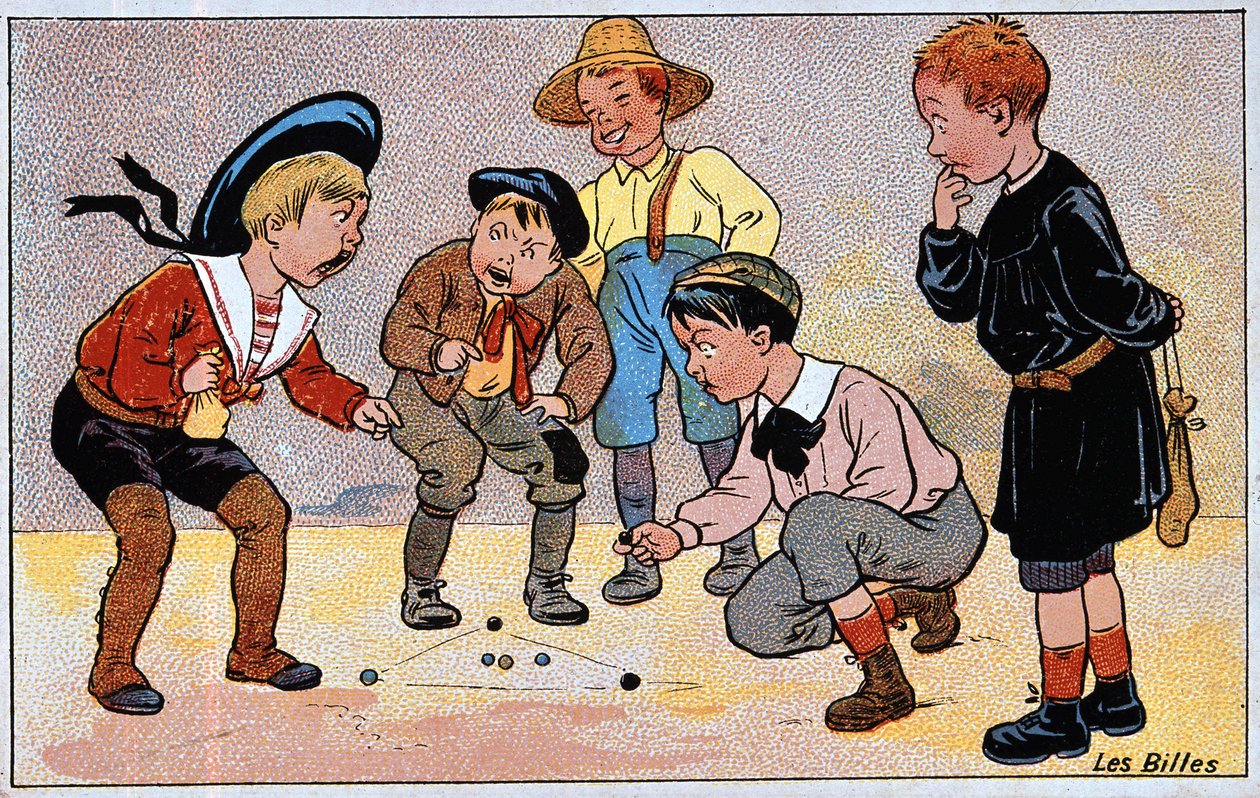 Bollset, v. 1895 av Unknown artist