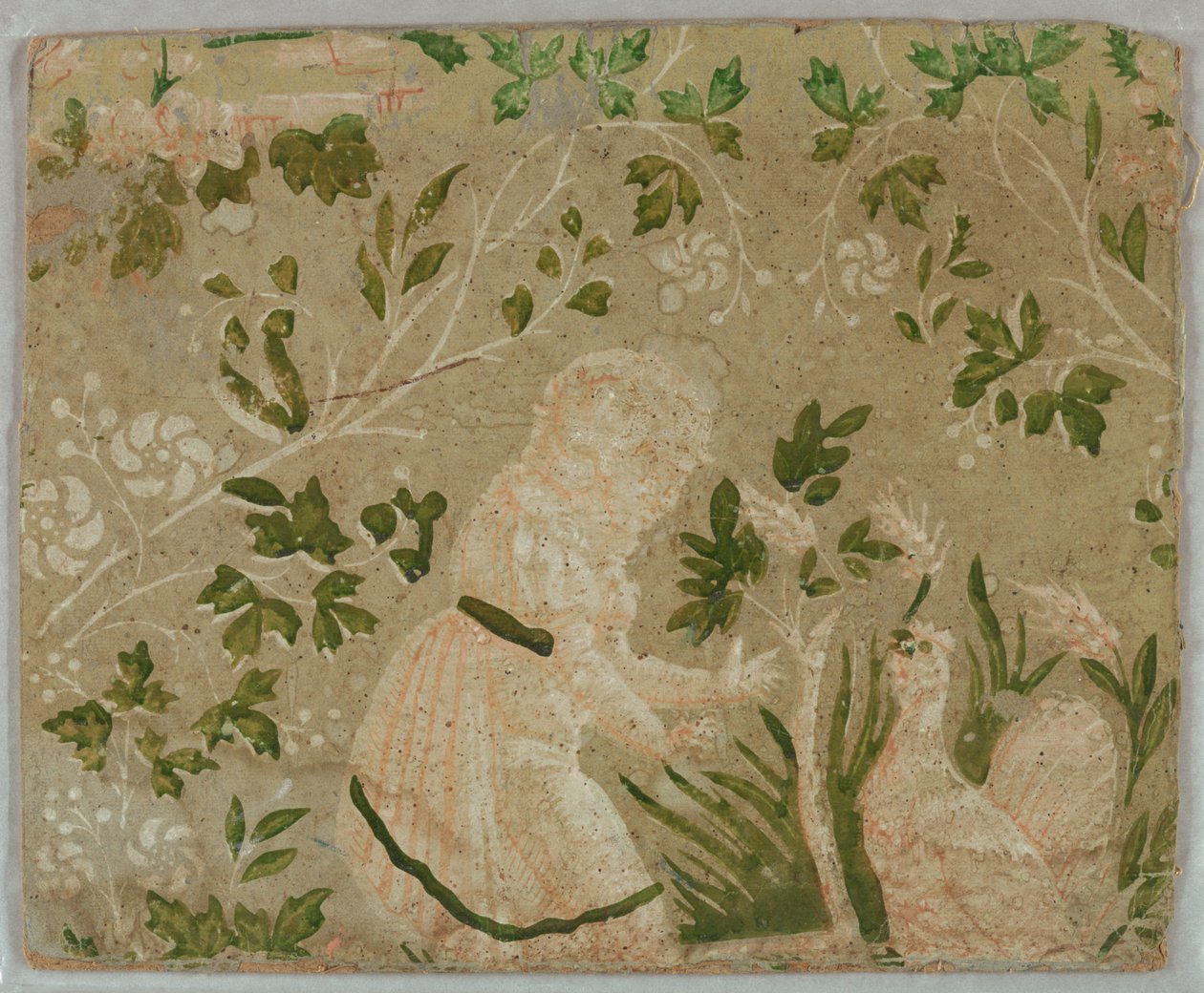 Bandbox fragment av Unknown artist