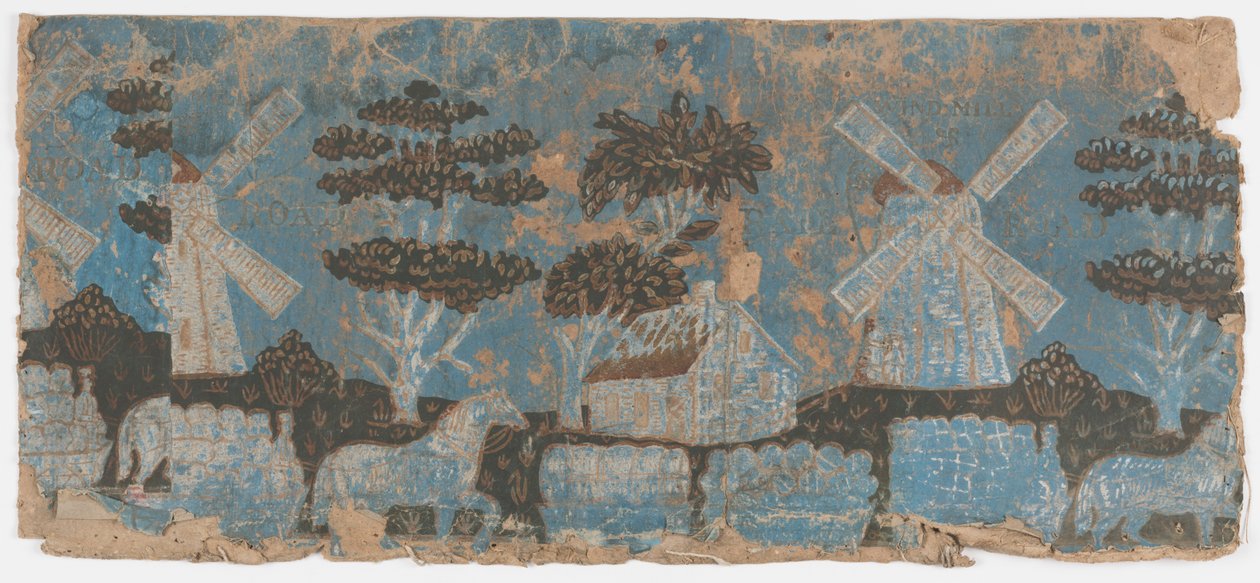 Bandbox fragment av Unknown artist
