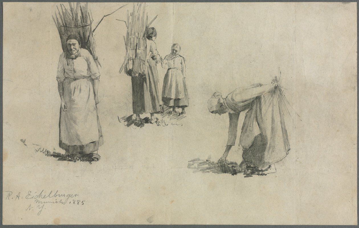 bayerska bönder av Unknown artist