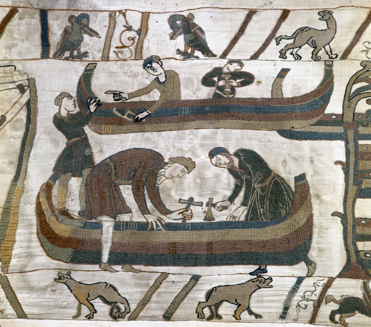 Bayeux gobeläng, känd som Broderi av drottning Mathilde av Unknown artist