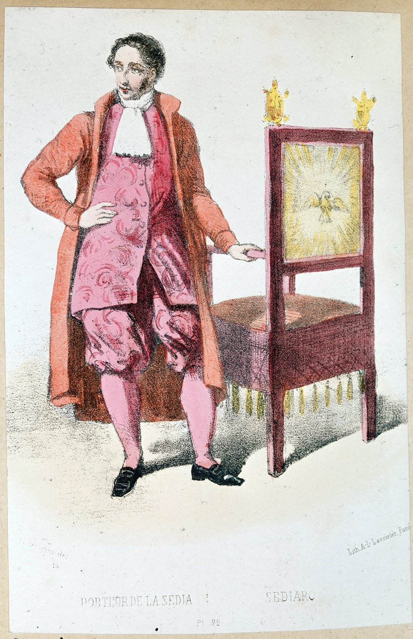 Bärare av Sedia av Unknown artist
