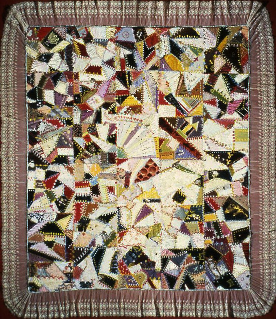 Sängöverdrag (Crazy Quilt) av Unknown artist