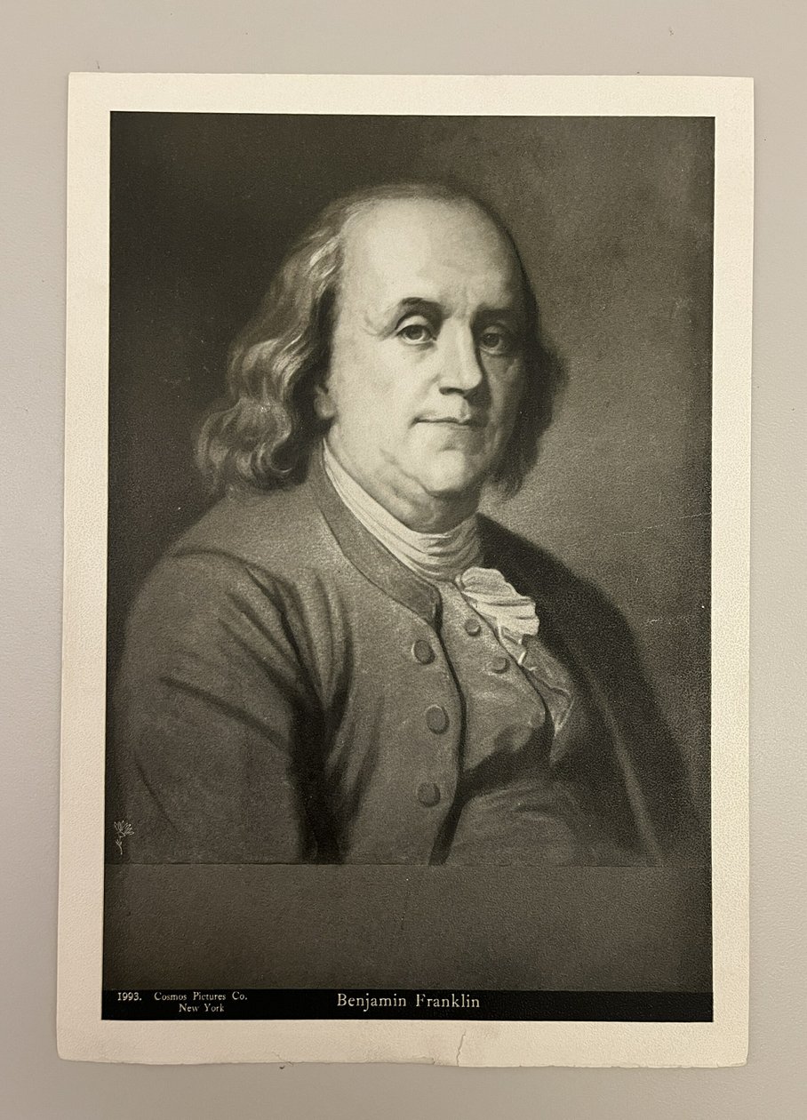 Benjamin Franklin av Unknown artist