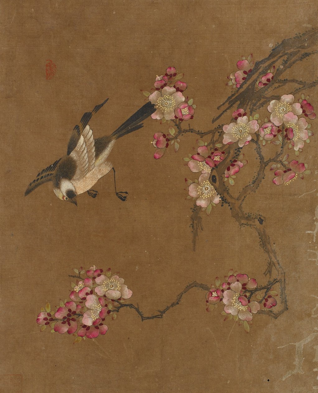 Fåglar och blommor av Unknown artist
