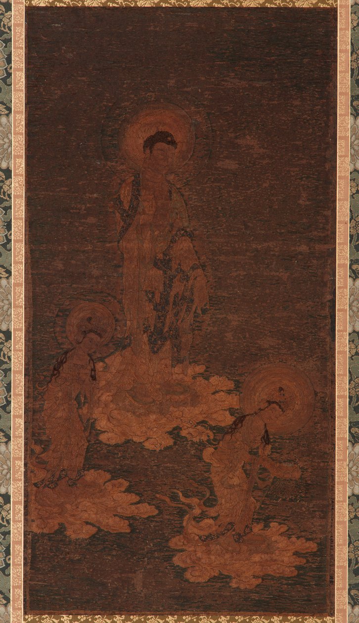 Buddha Amidas välkomnande härkomst av Unknown artist