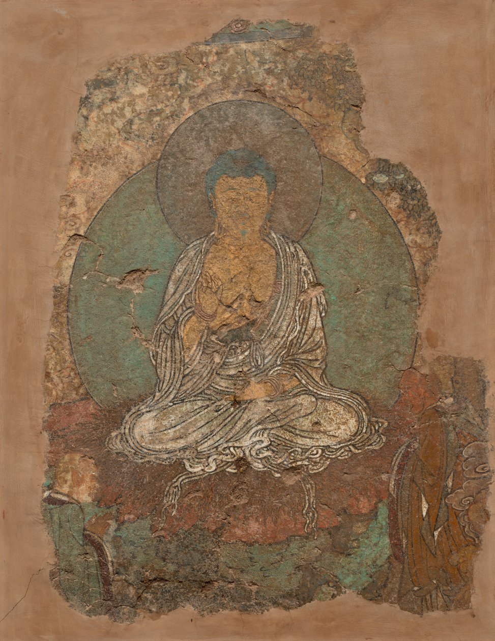 Buddha i den predikande attityden av Unknown artist