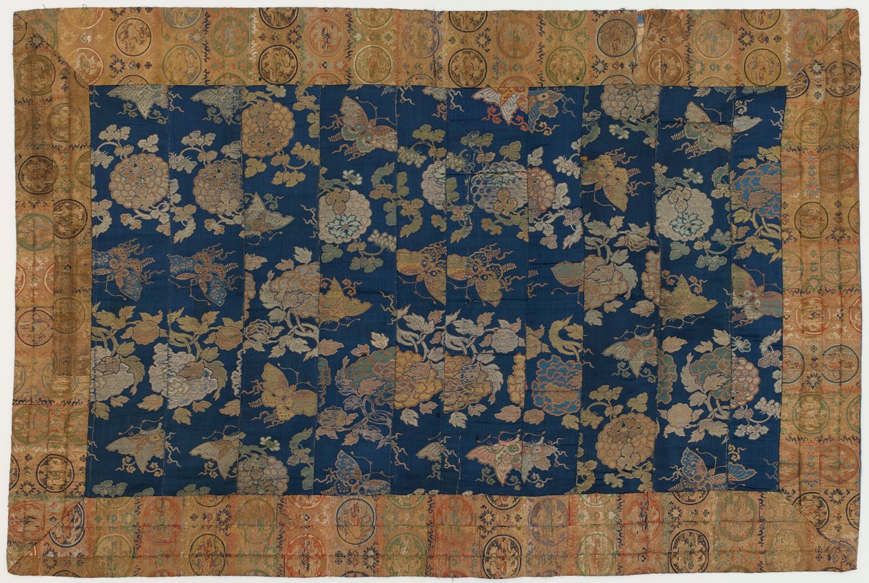 Buddhistisk munkmantel, modifierad för användning som väggbonad av Unknown artist