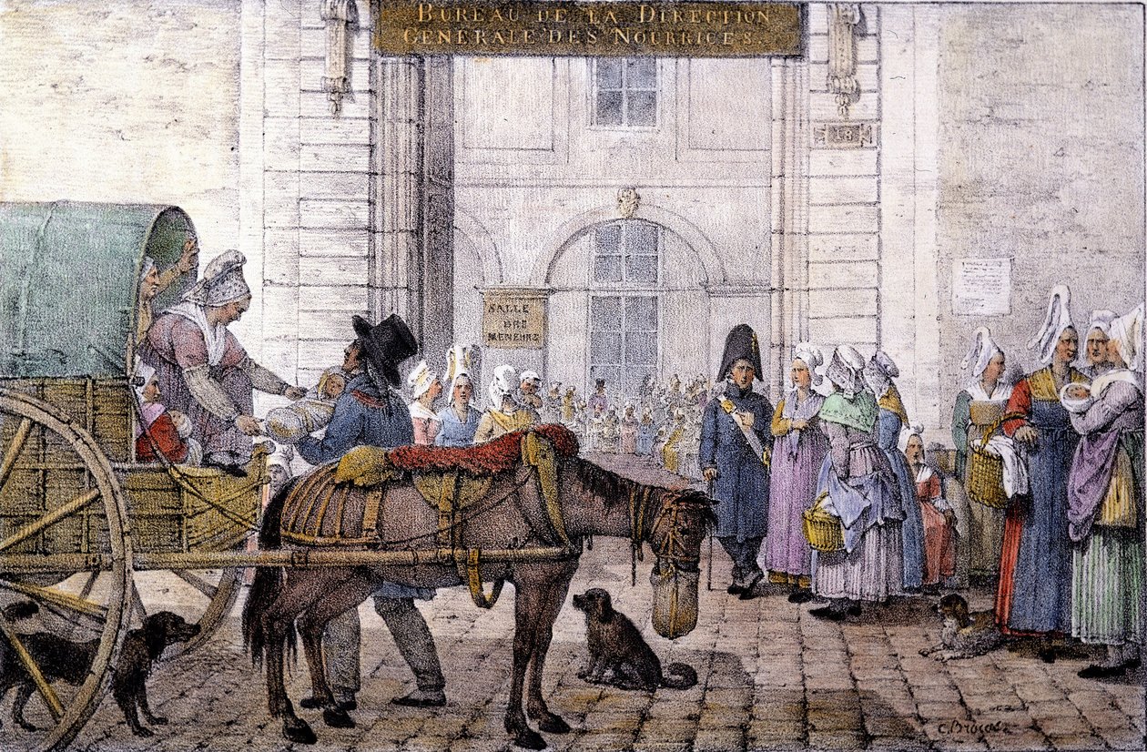 Sjuksköterskors filialkontor av Unknown artist