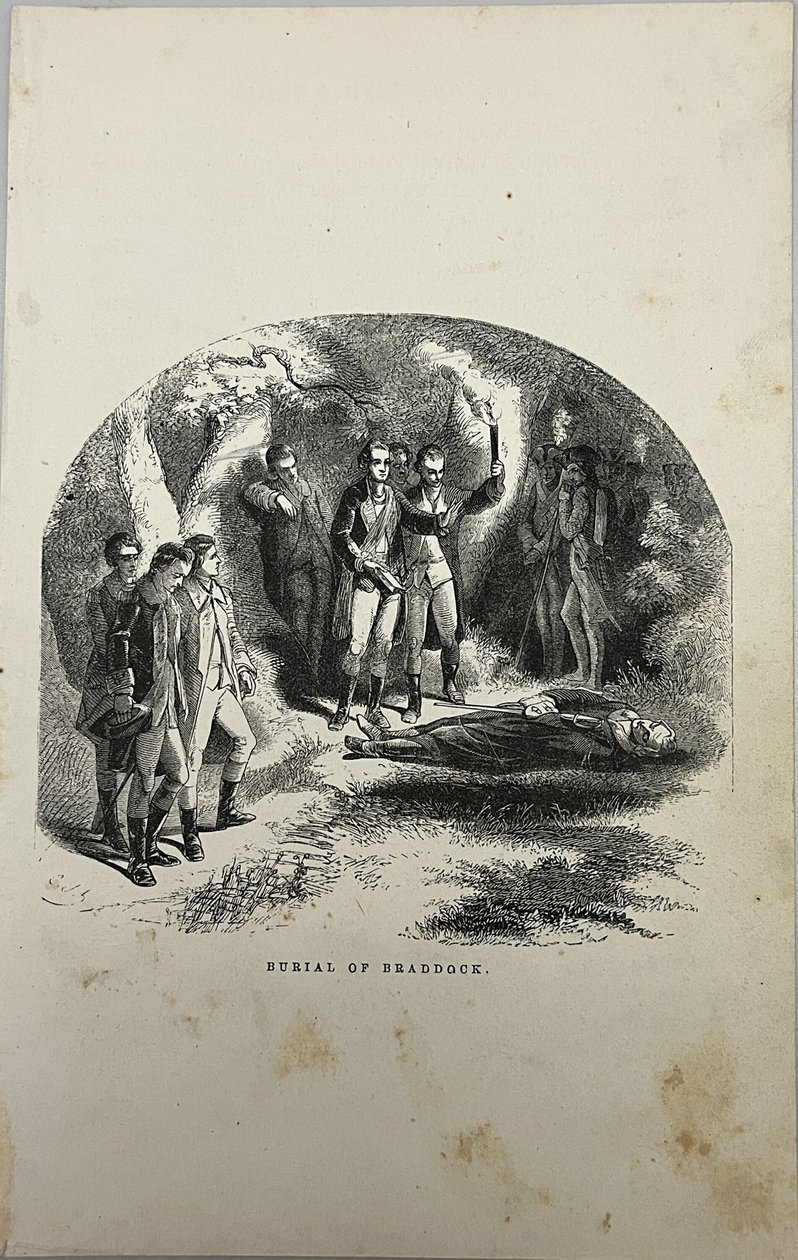Begravning av Braddock av Unknown artist