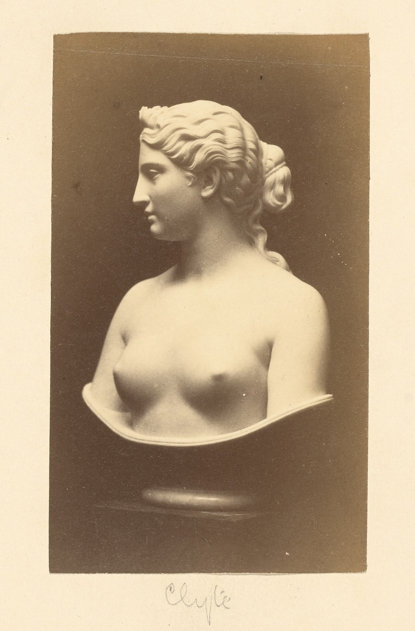 [Byst av Clytie av Hiram Powers] av Unknown artist