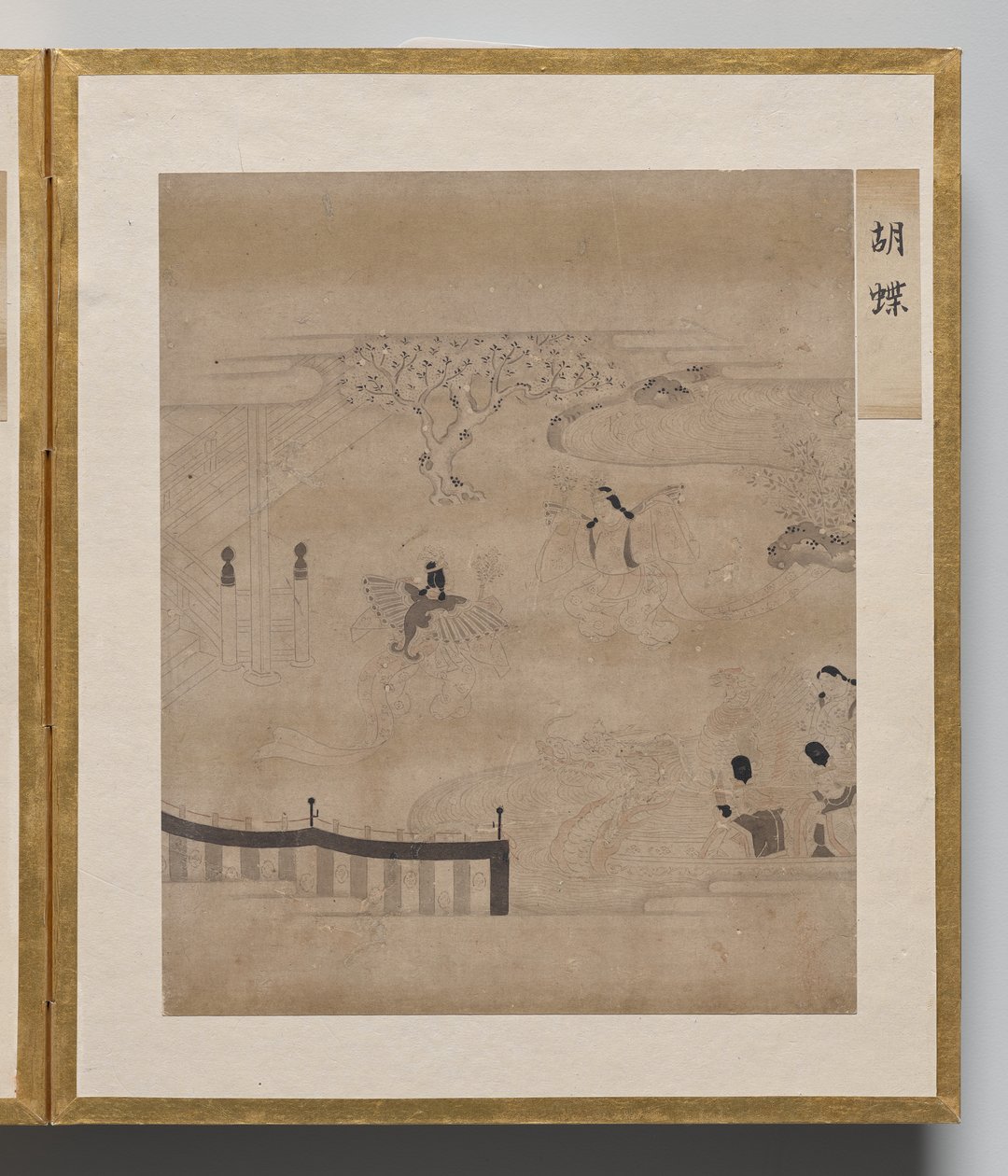 Fjärilar från Album of Illustrations for Tale of Genji av Unknown artist