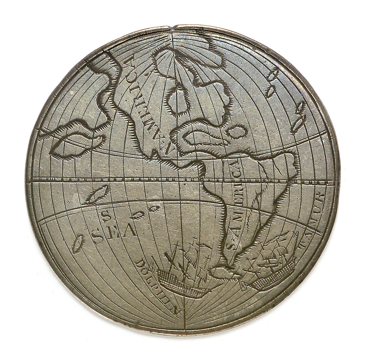 Byrons resa runt Kap Horn 1764-1766; baksida av Unknown artist