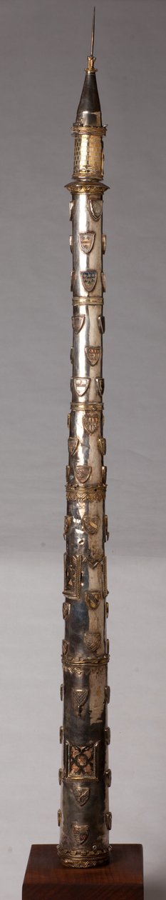 Ljusstake (?), silversmide av Unknown artist
