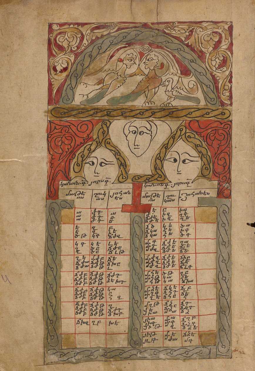 Canon tabellsida av Unknown artist
