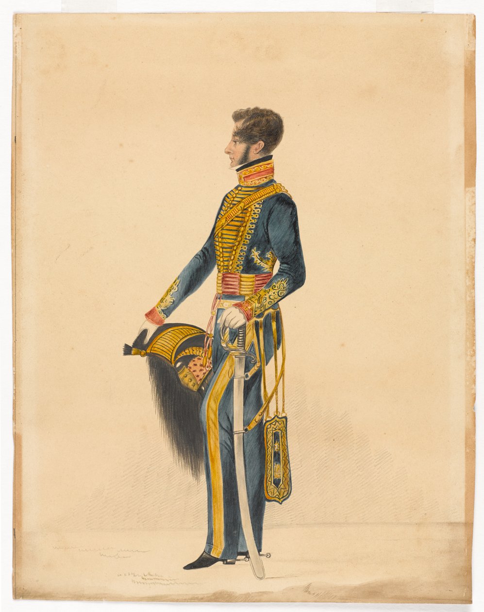 Kapten William Brett, Bombay Horse Artillery av Unknown artist