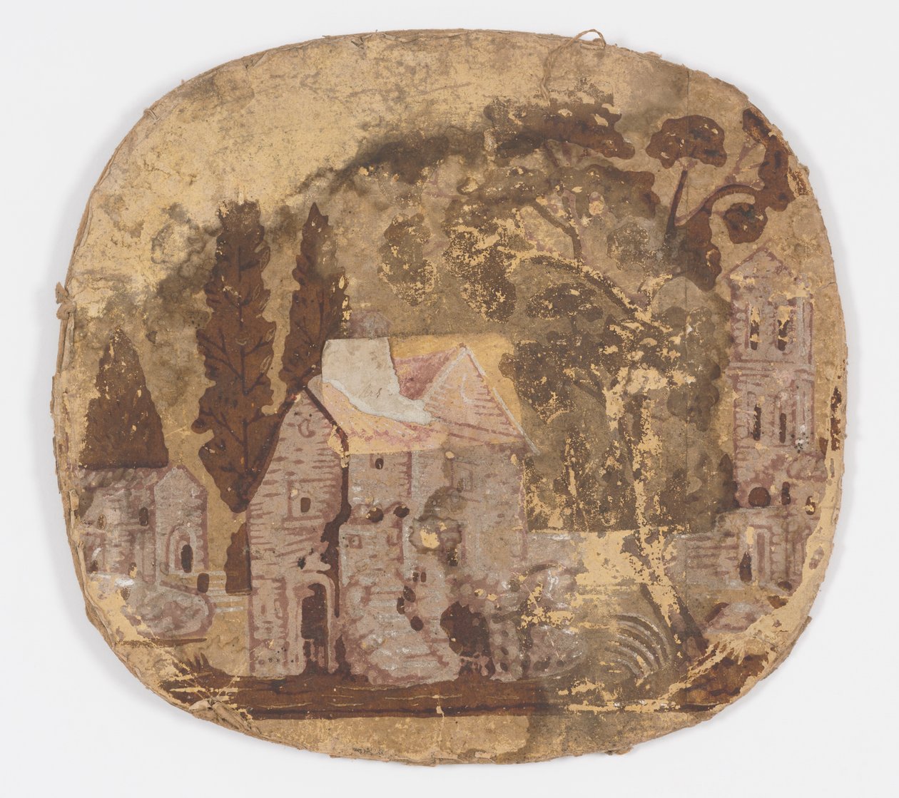 Slott i Spanien av Unknown artist