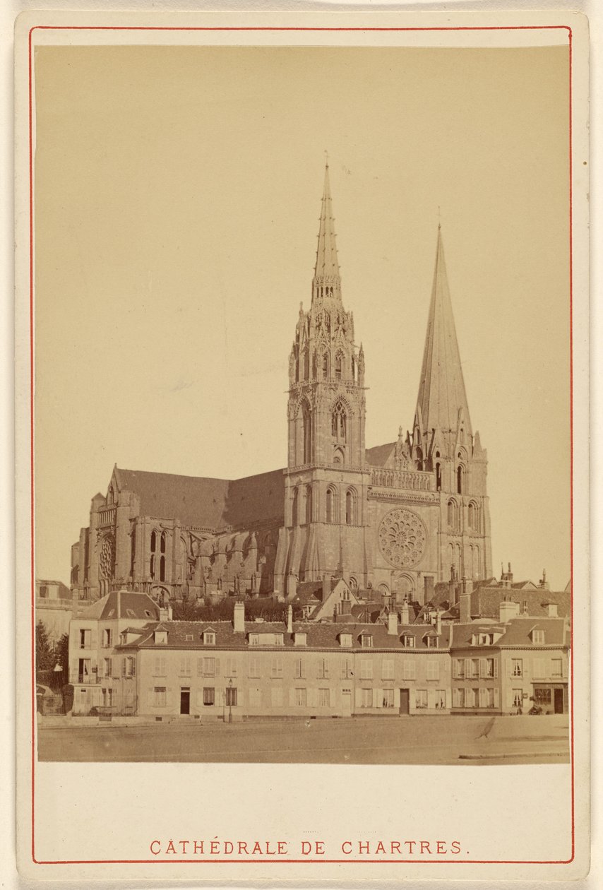 Katedralen i Chartes av Unknown artist