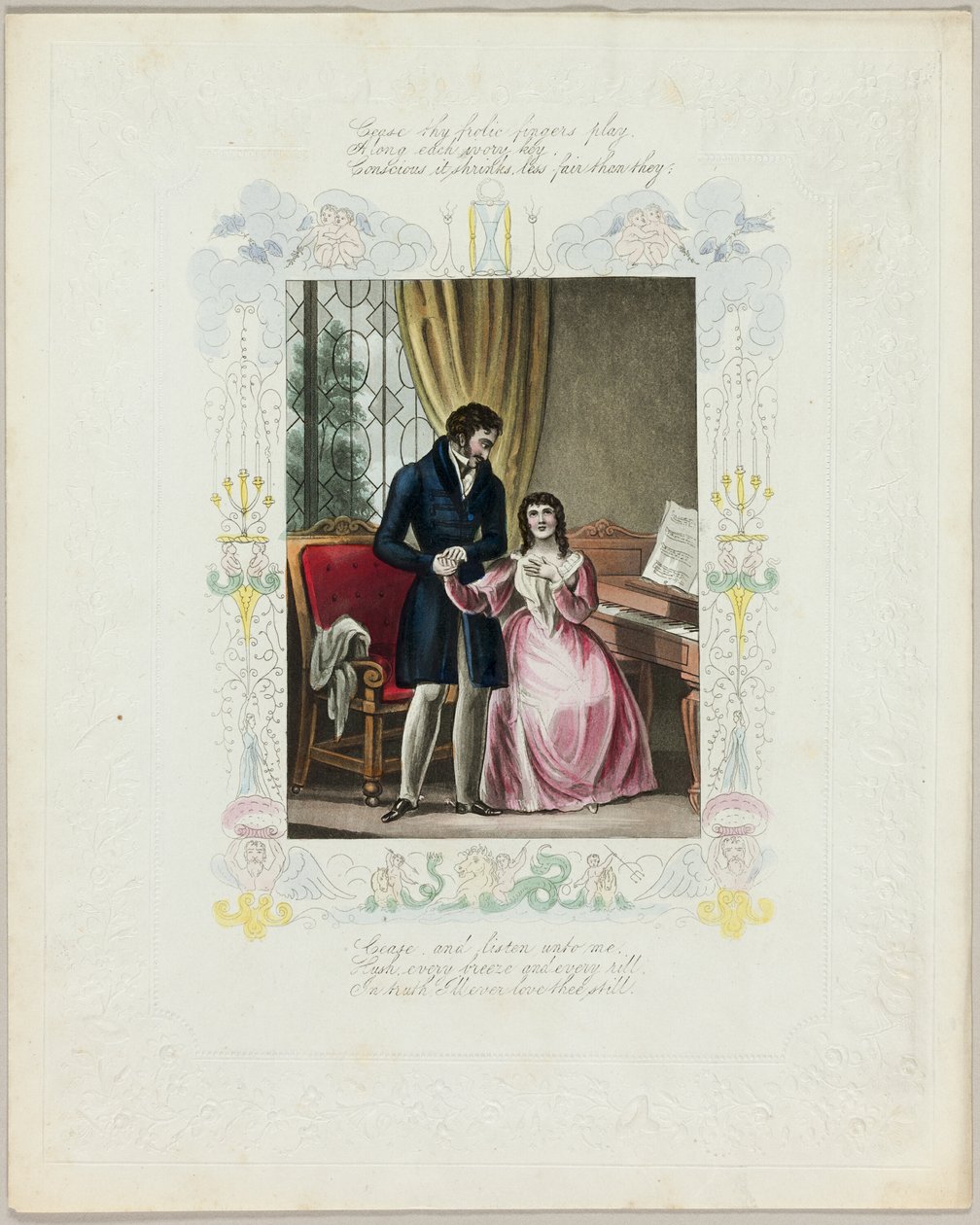 Cease Thy Frolic Fingers Play (valentine) av Unknown artist