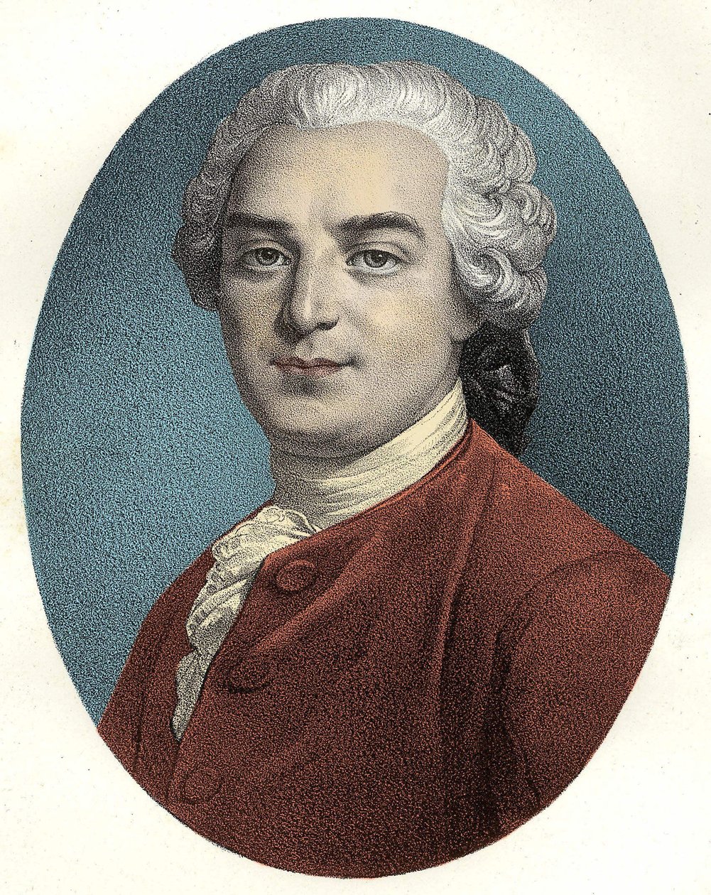 Charles Pinot Duclos (1704-1772), francais författare och moralist av Unknown artist